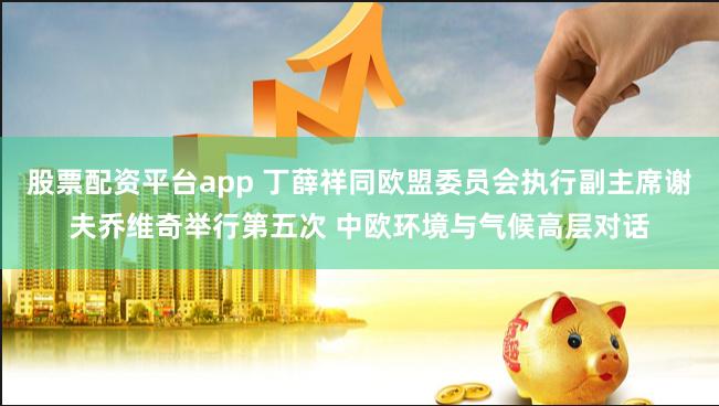 股票配资平台app 丁薛祥同欧盟委员会执行副主席谢夫乔维奇举行第五次 中欧环境与气候高层对话
